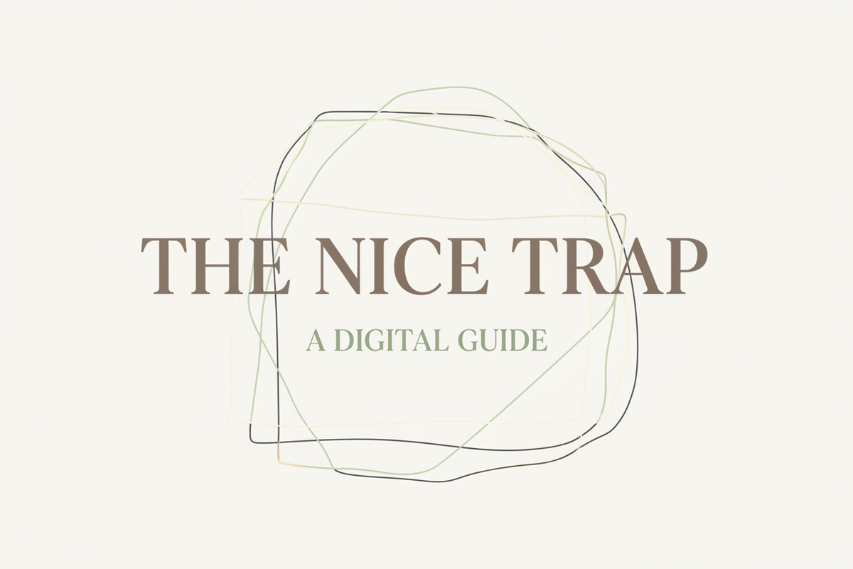 The People-Pleasing Trap: Why Being "Nice" Is Costing You More Than You Think