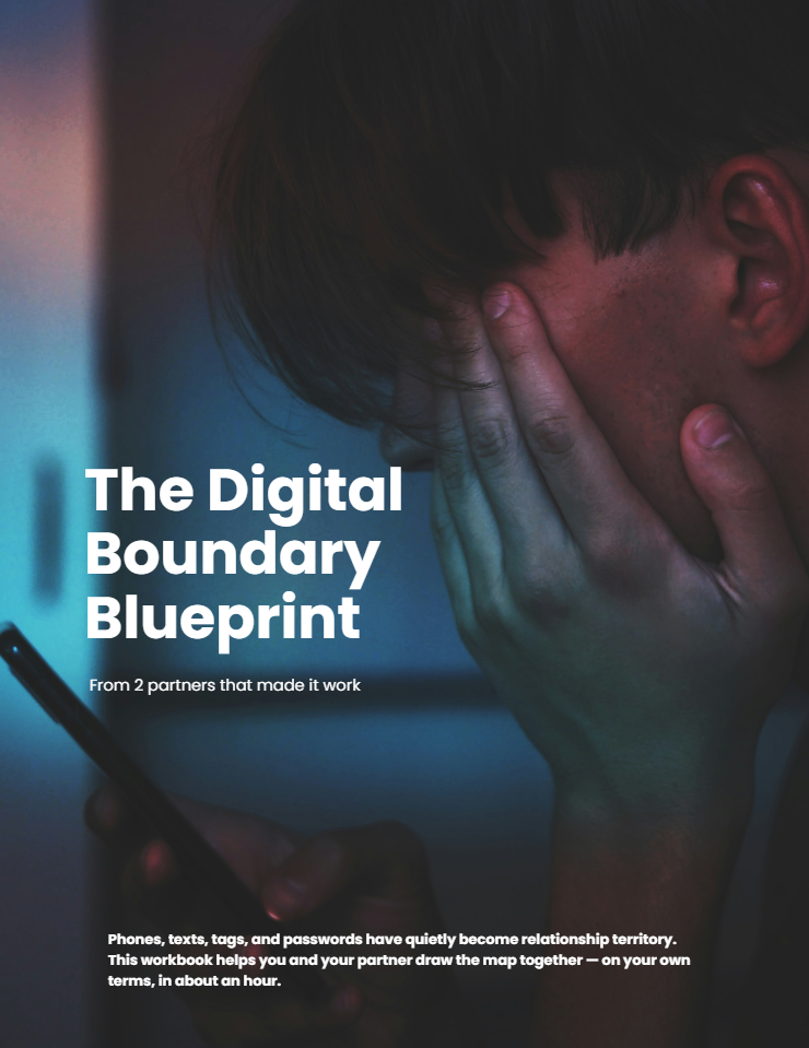 The Digital Boundary Blueprint — digital PDF workbook cover