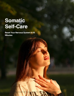 Somatic Self-Care Guide — digital PDF workbook cover
