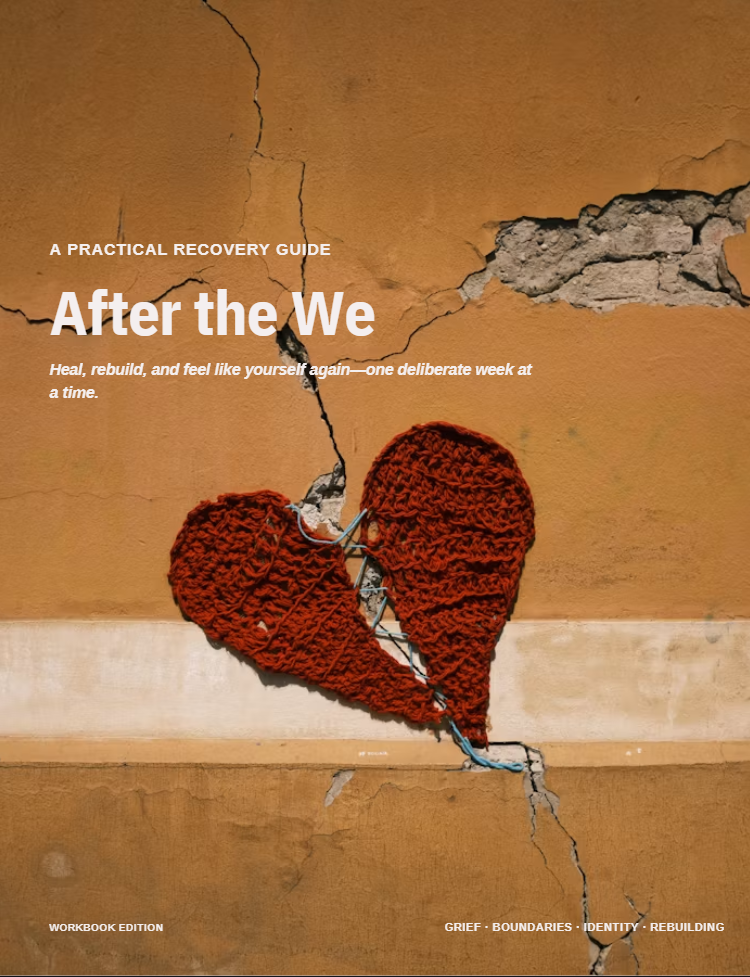 After the We — digital PDF breakup recovery guide cover