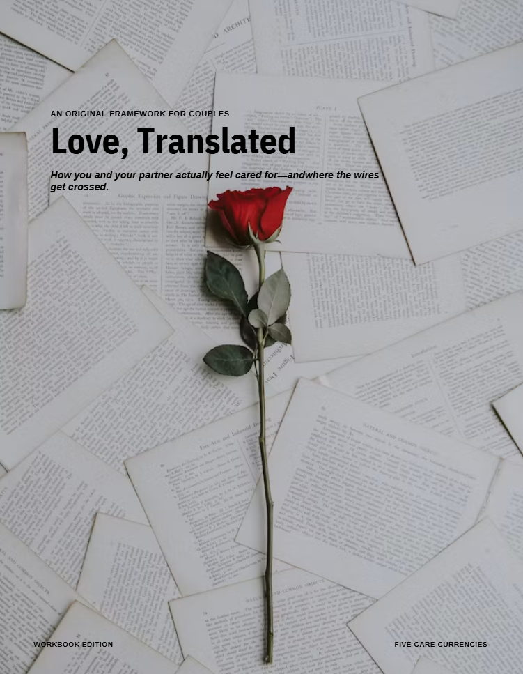 Love, Translated — digital PDF guide cover
