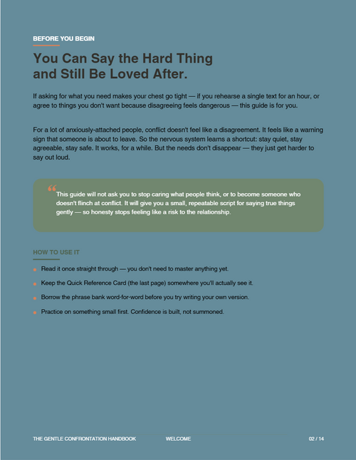 Gentle Confrontation Handbook