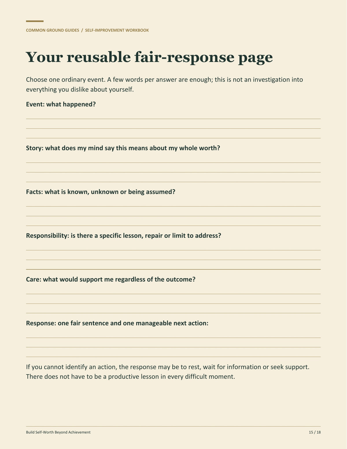 Build Self-Worth Beyond Achievement - Your reusable fair-response page